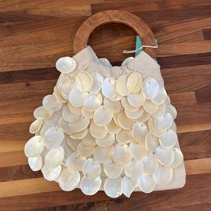 Capiz shell handbag